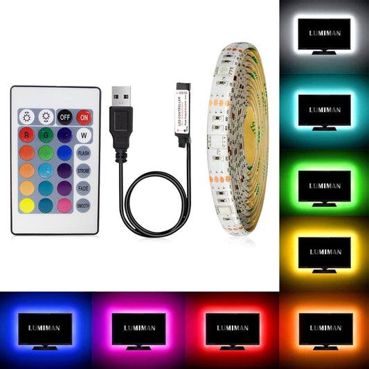 RGB LED Flexible Strip Lights Dimmable
