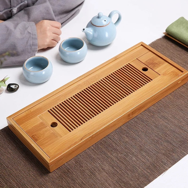 Bamboo Tea Trays Chinese Serving