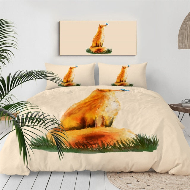 Outlet Fox Bedding Set 3D Print Cover