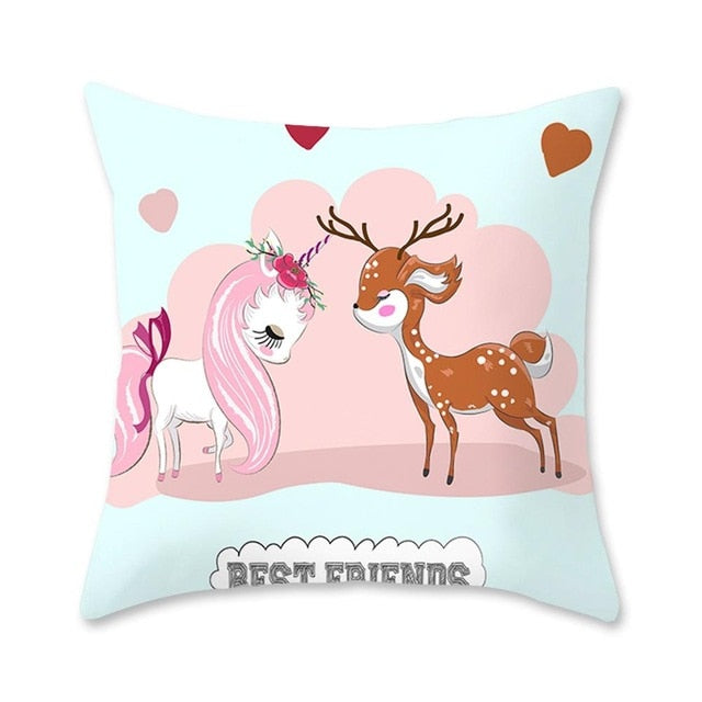 Unicorn Cushion Cover Party Decoration