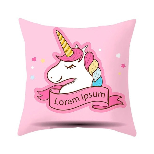 Unicorn Cushion Cover Party Decoration