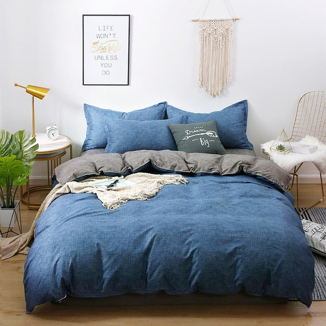 Home Textile Lattice Duvet Cover