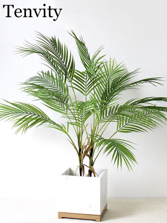 Artificial Palm Leaf Plants Green Summer Decoration