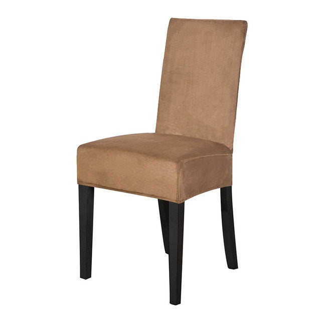 Velvet Dining Chair Cover Banquet