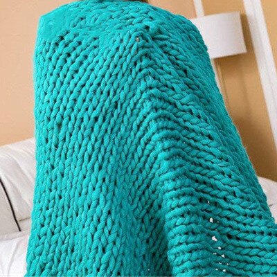 Knitted Plaids Throw Blankets Bed Sofa Covers