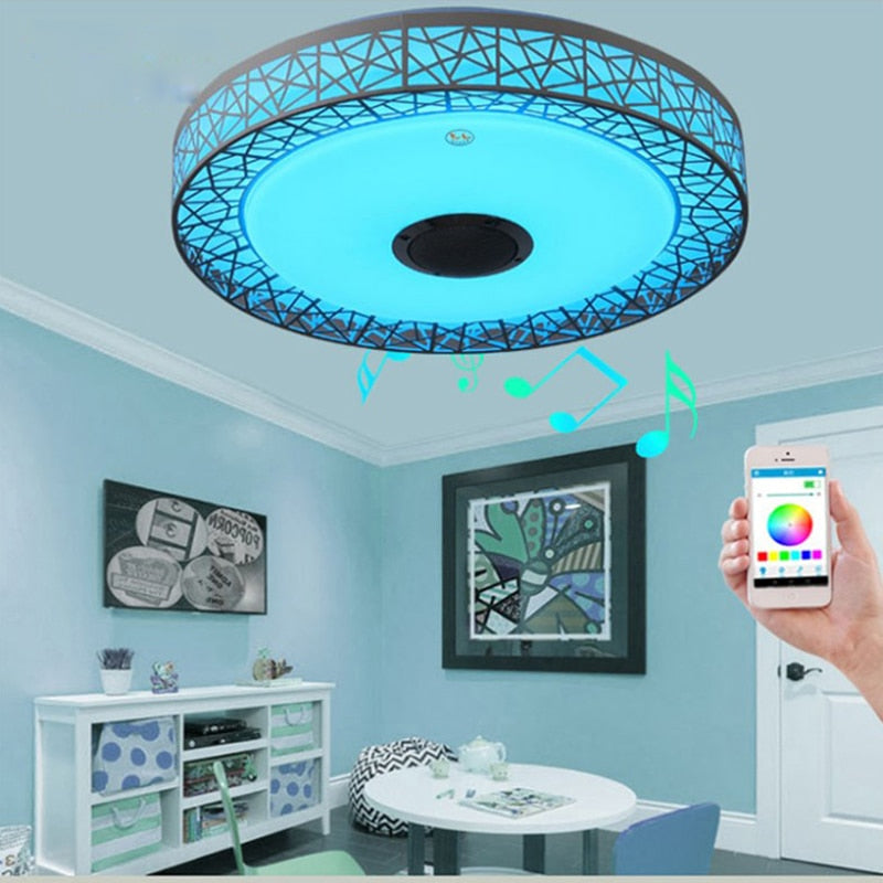 Bird's nest Modern Led ceiling Light RGB Dimmable