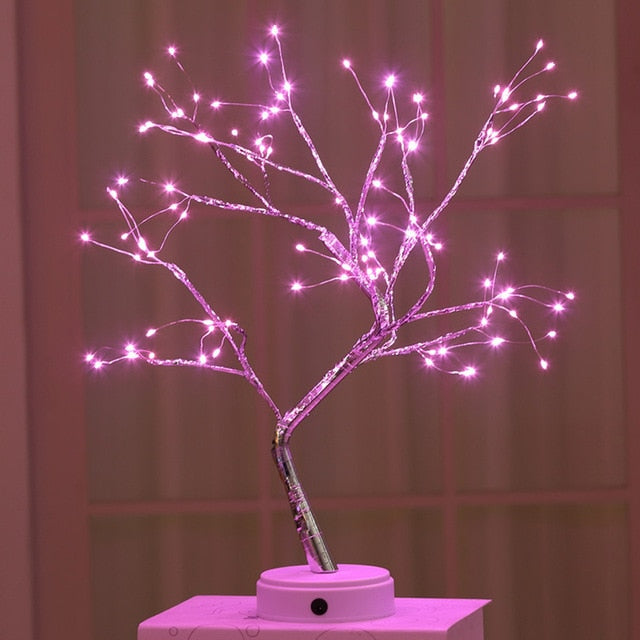 LEDS Night Light Bonsai Tree Light Gypsophila