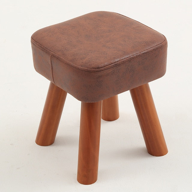 Small family stool wooden