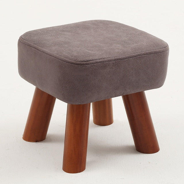 Small family stool wooden