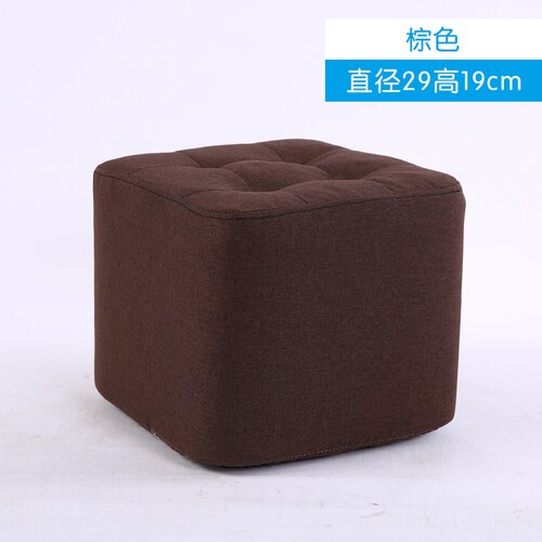 Fabric small sofa stool creative bench chair furniture foot stool