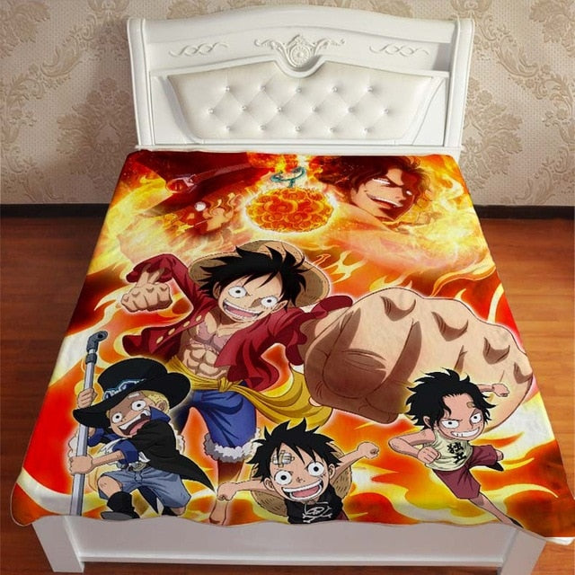 Anime Manga One Piece Throw Blanket
