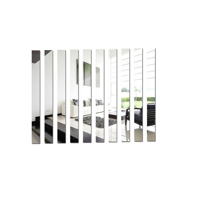 Simple lines Acrylic 3D Wall Stickers