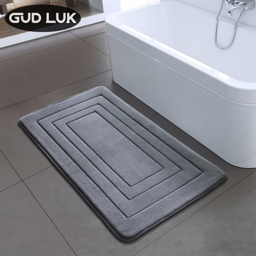 Bath Mat Foam Rug Shower Carpet