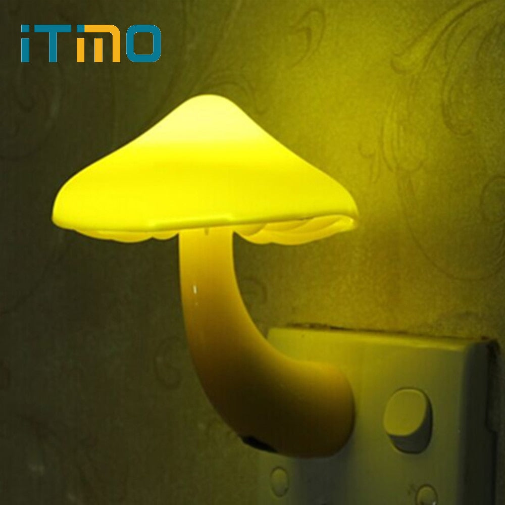 Warm Mushroom LED Night Light