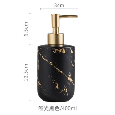 Ceramic Imitation Marble Bathroom Accessory