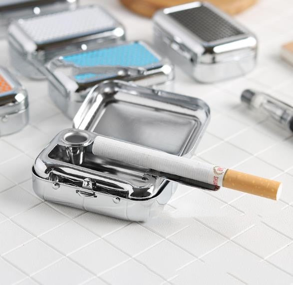 Outdoor Travel Mini Ash tray Stainless Steel