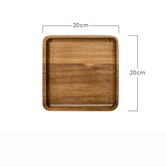 Wood Pan Fruit Dishes Tray