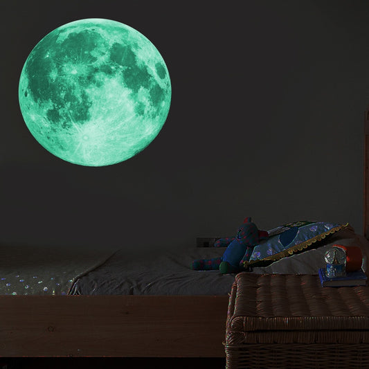 Moon 3D Glow in the dark Wall Stickers