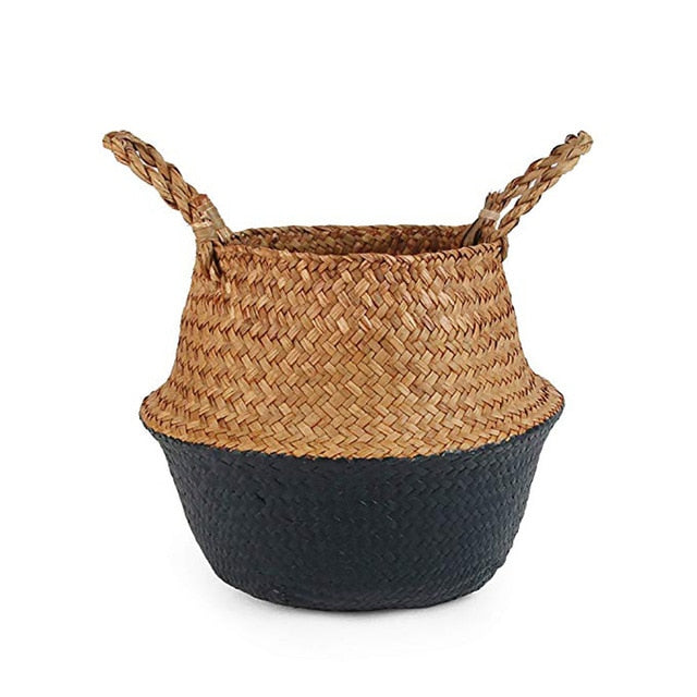 Storage baskets laundry seagrass baskets