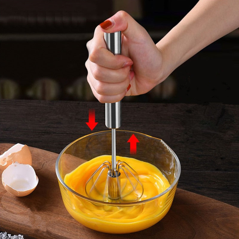 Mixer Egg Beater Manual Self Turning