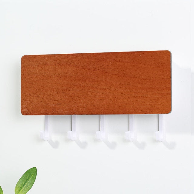 Wood Storage Rack Key Hanger