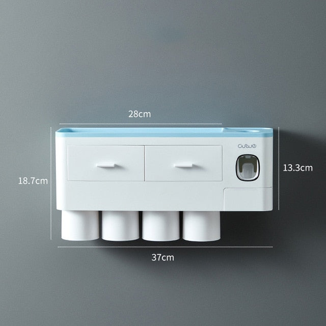 Toothbrush Holder Automatic Dispenser