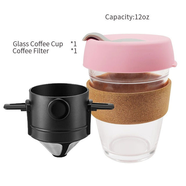 Coffee Filter Portable Drip Holder Funnel