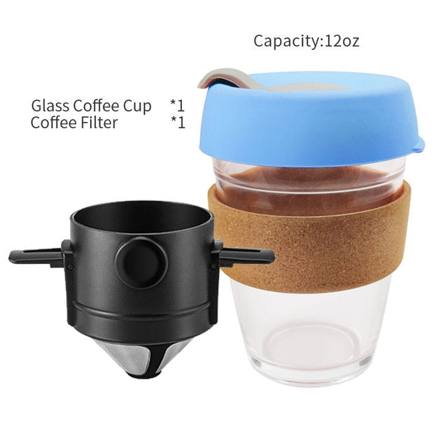 Coffee Filter Portable Drip Holder Funnel