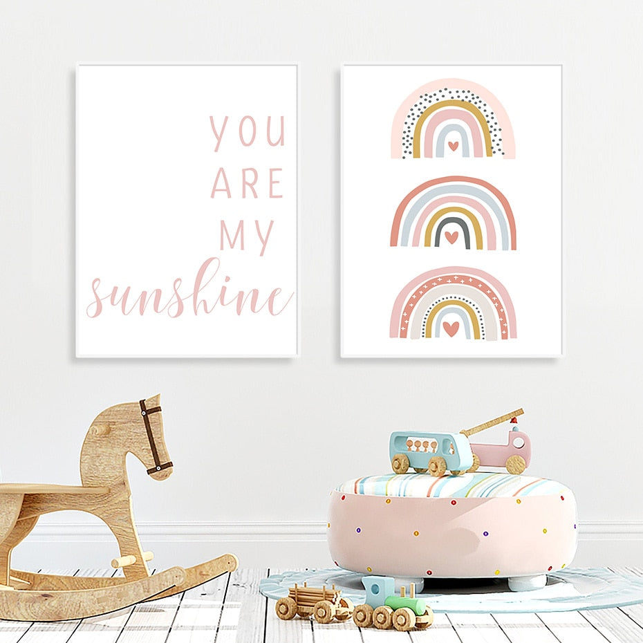 You are my Sunshine Rainbow  Prints