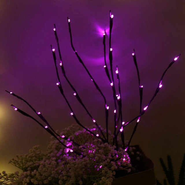 LED Willow Branch Lamp Battery