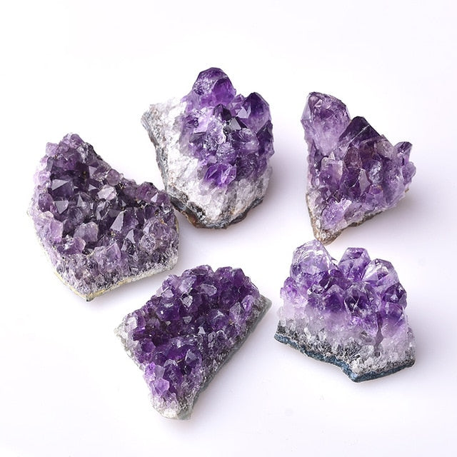 1 pieces Natural Amethyst Crystal Cluster Quartz Raw