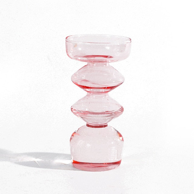 Glass Vase Bubble Vase Art Colorful Bottle