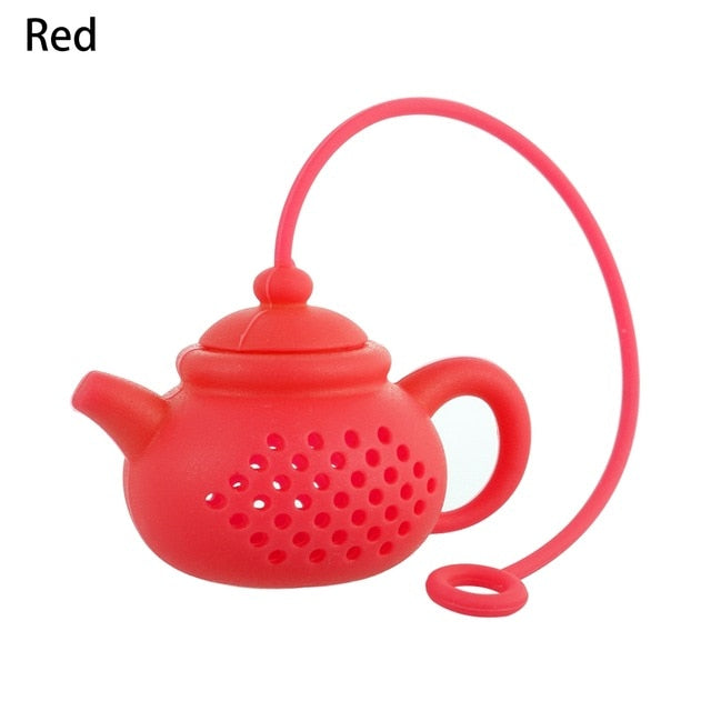 Teapot-Shape Infuser Strainer Silicone Tea Bag