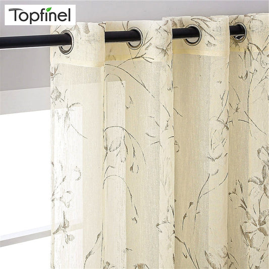 Sheer Curtains Tulle Voile Drapes