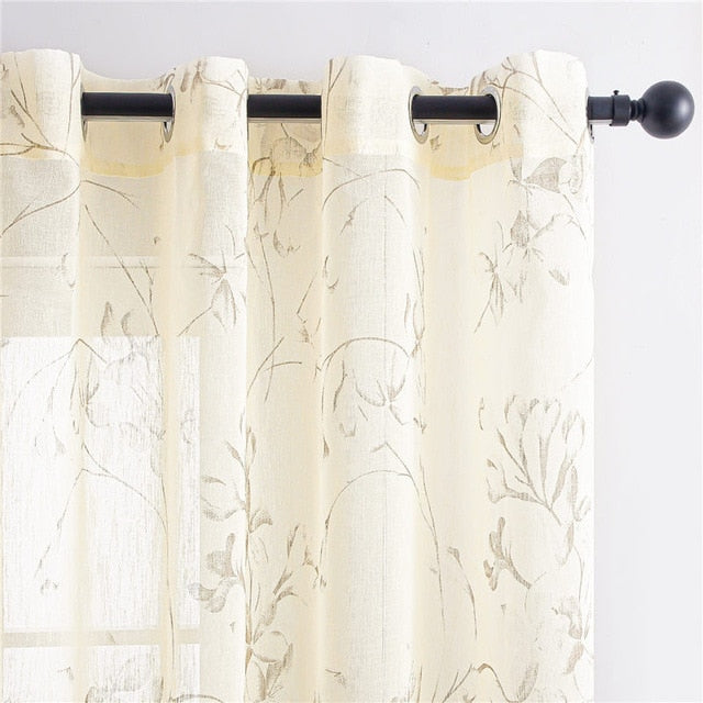 Sheer Curtains Tulle Voile Drapes