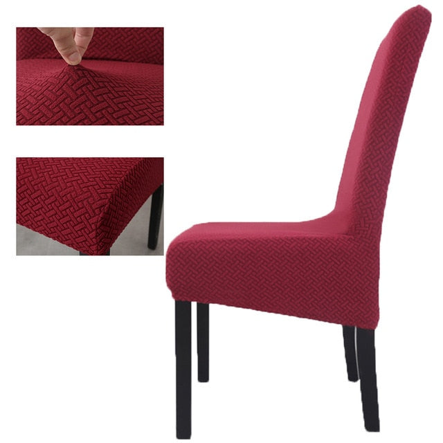 Jacquard Elastic Chair Covers Spandex