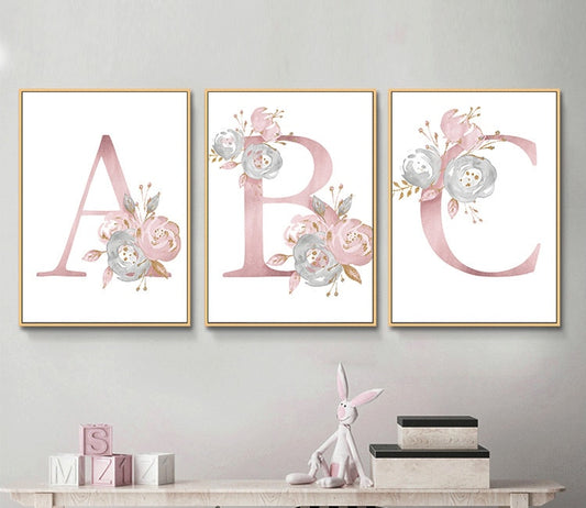 26 English Letters Painting Wall Painting