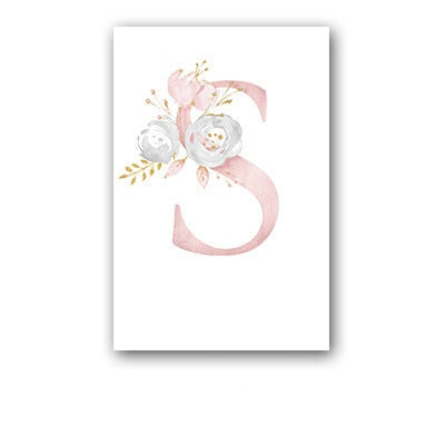 26 English Letters Painting Wall Painting