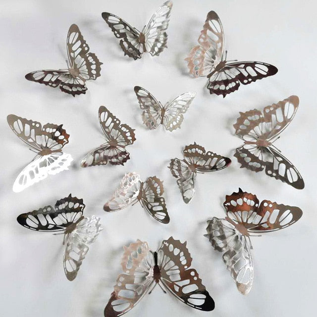 Hollow butterfly wall stickers