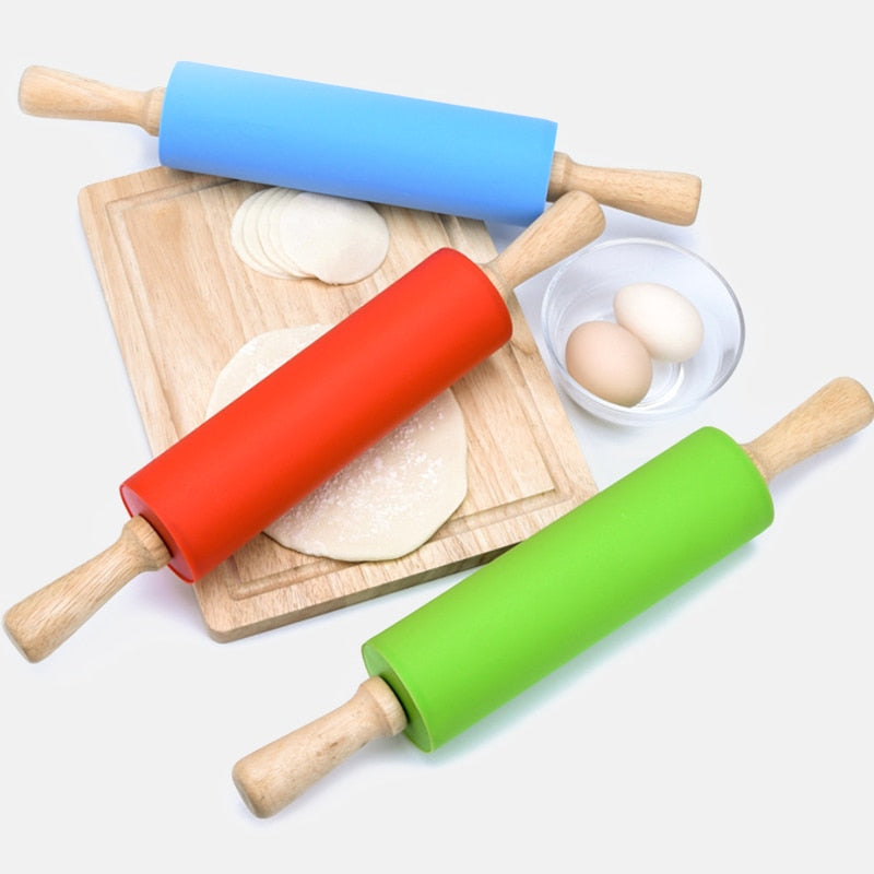 Silicone Rolling Pin Pastry Dough