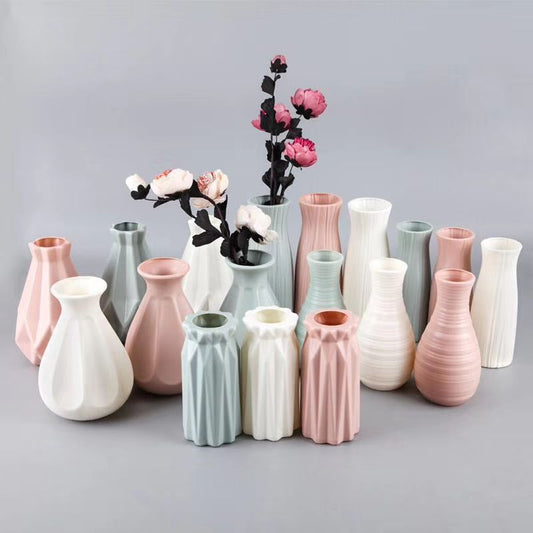 Flower Vases Origami Plastic Style