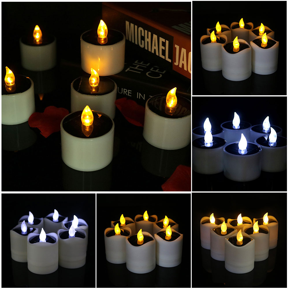 Waterproof LED Candle Light Electronic LED Tea Light Candles Flame  Light