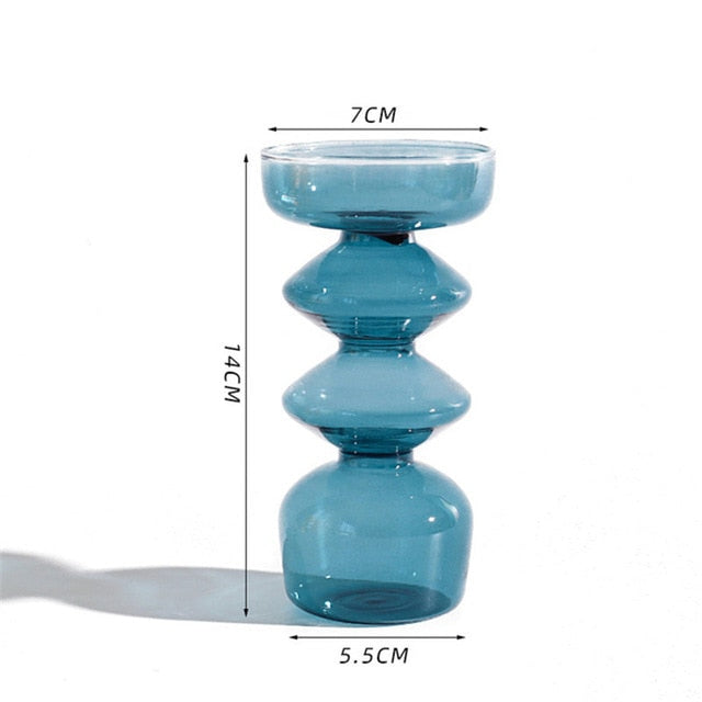 Nordic Glass Vase Plant Glass Bottle