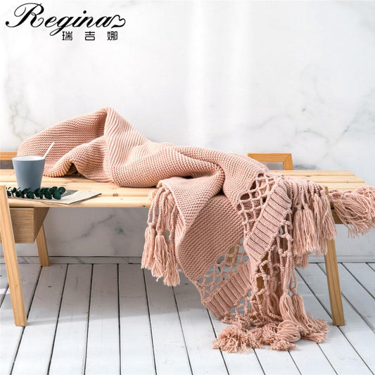 Brand Fluffy Weighted Knitted Throw Blanket