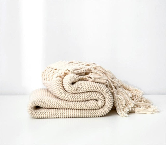 Brand Fluffy Weighted Knitted Throw Blanket