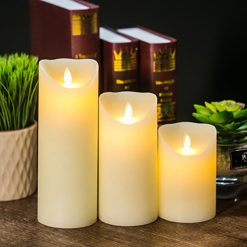 LED Flameless Candles Light Smooth Flickering