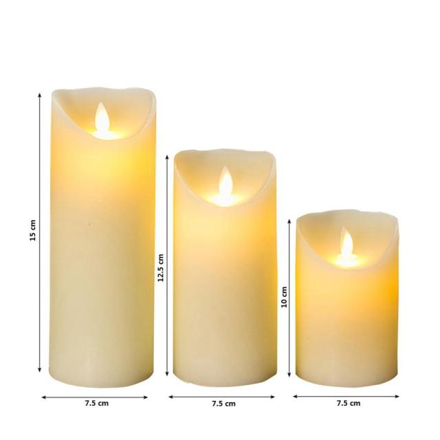 LED Flameless Candles Light Smooth Flickering
