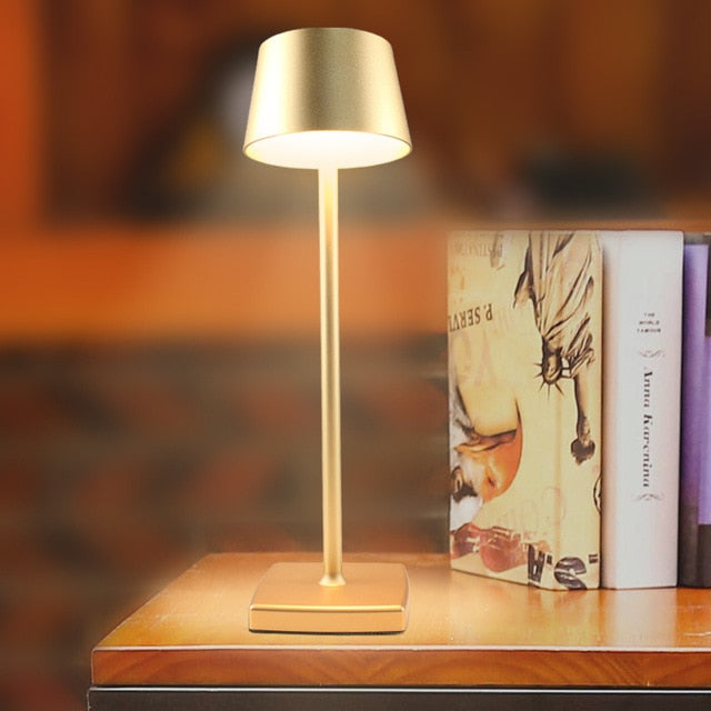LED Aluminum Alloy Waterproof Desk Lamp Table Lamps Reading Book Light