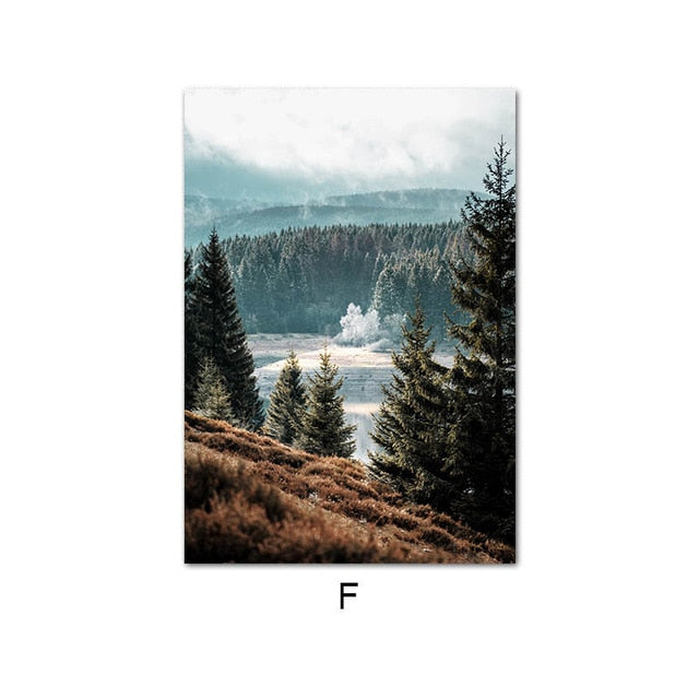 Nature Landscape Art Painting Wall Picture Home Decoration