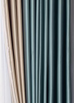 2 Colors Combined Window Curtain Blind For Hotel